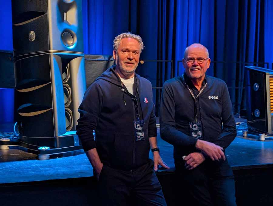 B&oslash;rresen M8 Gold Signature Loudspeaker And Aavik M-880 Mono Amplifier Launch Event with audio group denmark